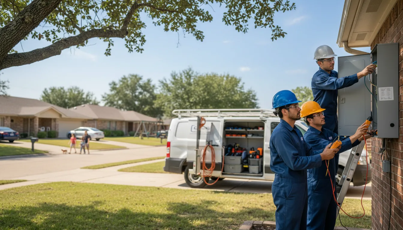 Certified electrician providing emergency electrical services in Henry, SD